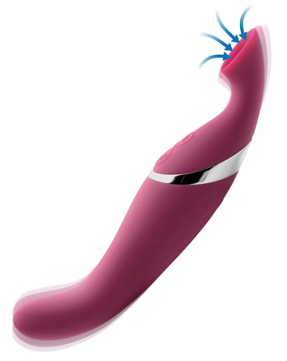 Shegasm Intense 2 in 1 Clit Stimulator - Pink INM-AF599