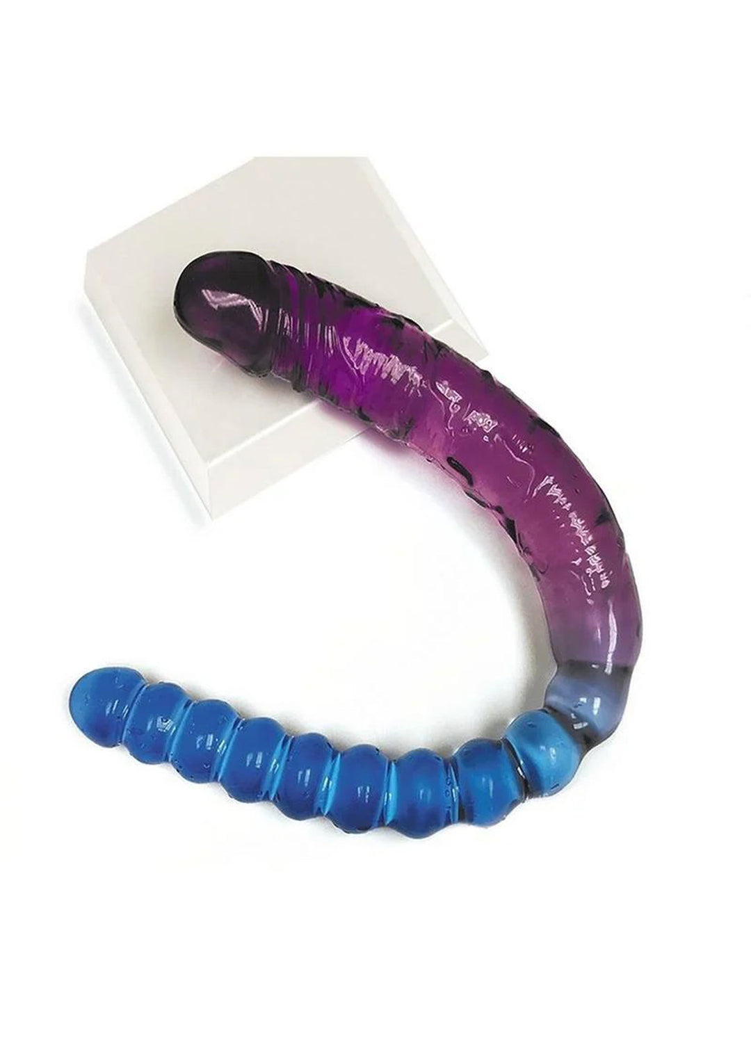 Shade - 17 Inch Double Dong - Violet and Blue IC1307