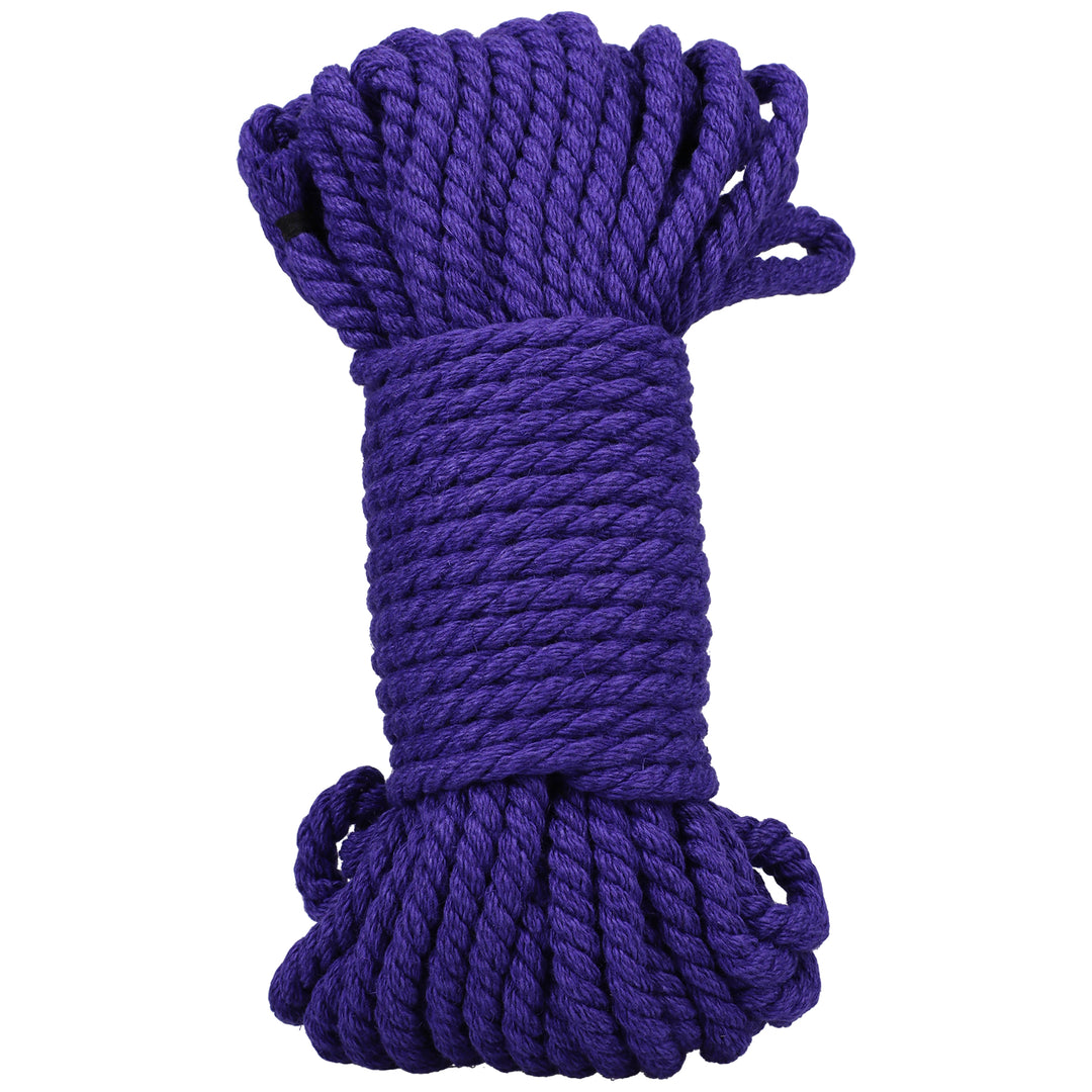 Merci - Bind and Tie - 6mm Hemp Bondage Rope - 50 Feet - Violet DJ2404-66-BX