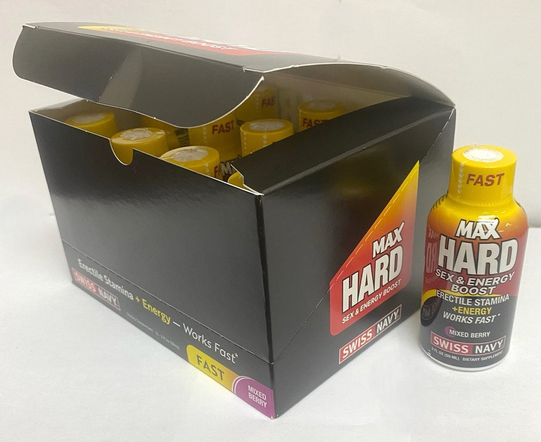 Max Hard Shot 2oz Display -  12ct Box MD-SNMHS12