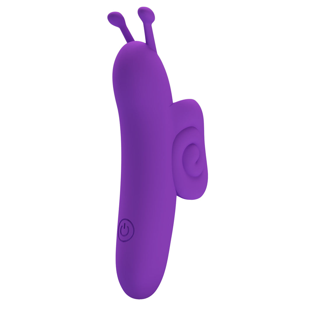 Snail Honey Finger Vibrator - Purple BI-300038