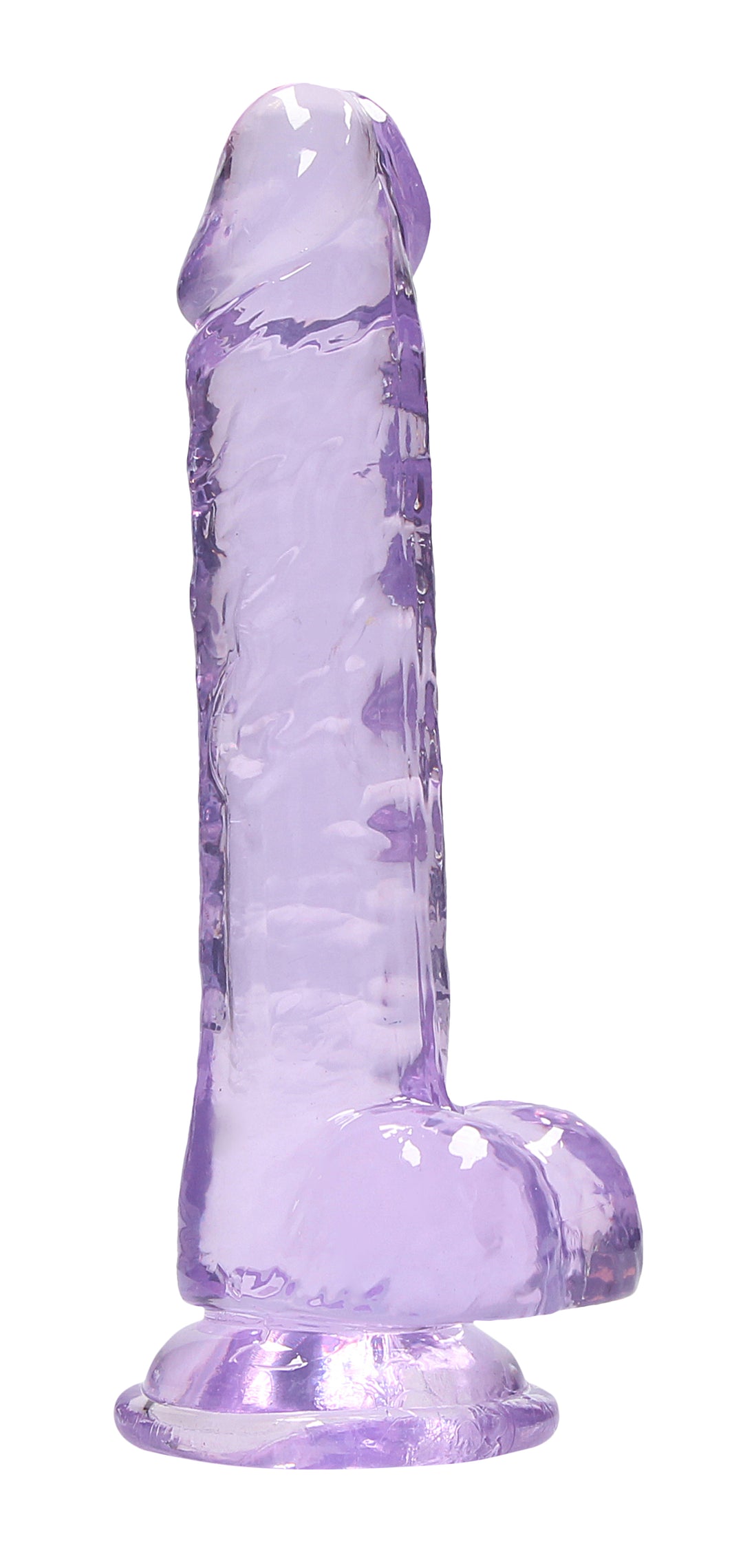 7 Inch Realistic Dildo With Balls - Purple SH-REA091PUR