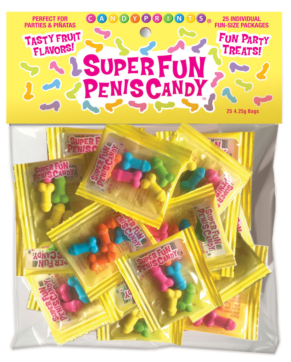 Super Fun Penis Candy 25 Individual Fun-Size Packages CP-900