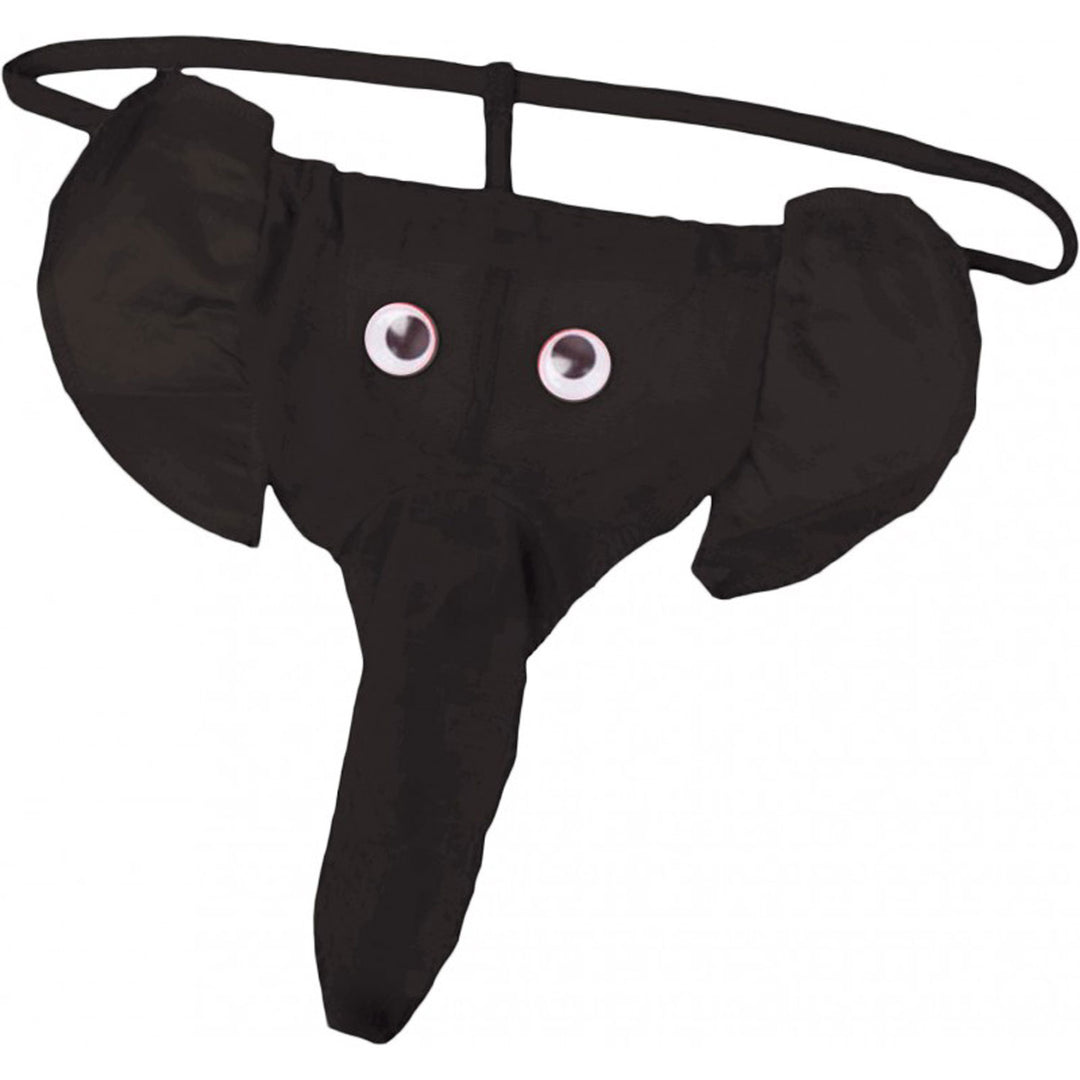 Elephant Thong - Black - One Size HTP3662